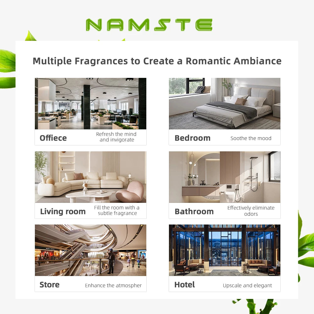 5Ml Hotel Collection Essential Oil Scent Hotel Inspired Aromatherapy Scent Diffuser Oil Perfumes for Essential Oil Diffusers